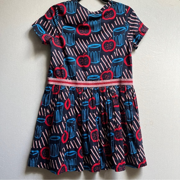 NWT Catimini printed Kids Cotton Dress Sz 12 - Picture 2 of 11